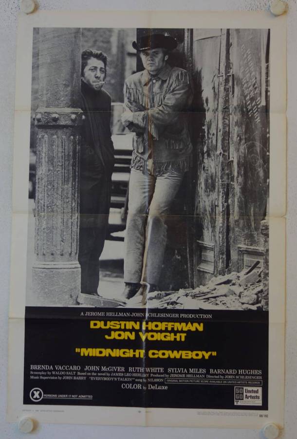 Midnight Cowboy original release US Onesheet movie poster